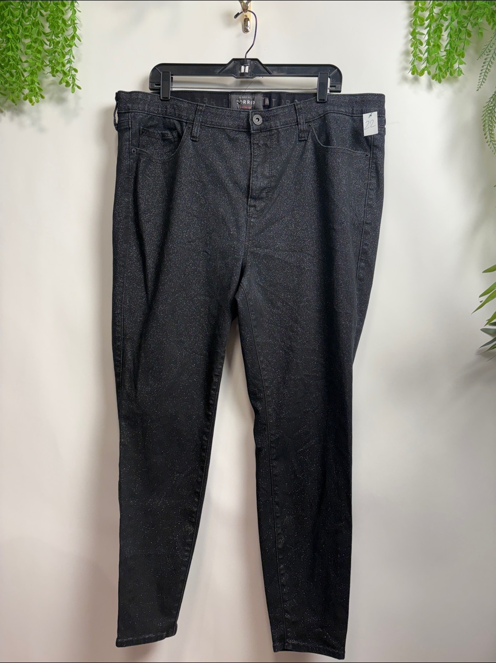 Torrid Premium Black Sparkle Jeans